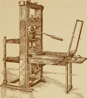 An illustration from Stephen Daye and his successors; the establishment of a printing plant in what was formerly British North America and the development of the art of printing at the University Press, of Cambridge, Massachusetts. 1639-1921 (1921)