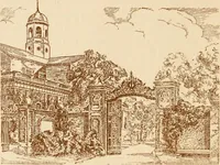 An illustration from Stephen Daye and his successors, the establishment of a printing plant in what was formerly British North America and the development of the art of printing at the University Press of Cambridge, Massachusetts, 1639-1921 (1921)