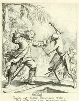 Picture 63 of 94 from Sterbensspiegel, das ist, Sonnenklare Vorstellung menschlicher Nichtigkeit durch alle Ständ und Geschlechter : vermitlest 60. dienstlicher Kupferblätteren, lehrzeicher Vberschrifften, und beweglicher zu vier stimmen aussgesetzter Todtengessängen (1650), leaf 115