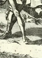 An illustration from Sterbensspiegel, das ist, Sonnenklare Vorstellung menschlicher Nichtigkeit durch alle Ständ und Geschlechter : vermitlest 60. dienstlicher Kupferblätteren, lehrzeicher Vberschrifften, und beweglicher zu vier stimmen aussgesetzter Todtengessängen (1650)