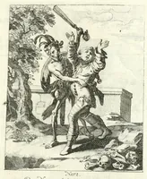 Picture 80 of 94 from Sterbensspiegel, das ist, Sonnenklare Vorstellung menschlicher Nichtigkeit durch alle Ständ und Geschlechter : vermitlest 60. dienstlicher Kupferblätteren, lehrzeicher Vberschrifften, und beweglicher zu vier stimmen aussgesetzter Todtengessängen (1650), leaf 137