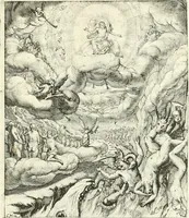Picture 83 of 94 from Sterbensspiegel, das ist, Sonnenklare Vorstellung menschlicher Nichtigkeit durch alle Ständ und Geschlechter : vermitlest 60. dienstlicher Kupferblätteren, lehrzeicher Vberschrifften, und beweglicher zu vier stimmen aussgesetzter Todtengessängen (1650), leaf 142