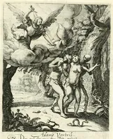Picture 8 of 94 from Sterbensspiegel, das ist, Sonnenklare Vorstellung menschlicher Nichtigkeit durch alle Ständ und Geschlechter : vermitlest 60. dienstlicher Kupferblätteren, lehrzeicher Vberschrifften, und beweglicher zu vier stimmen aussgesetzter Todtengessängen (1650), leaf 35