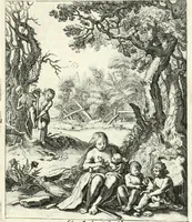 Picture 9 of 94 from Sterbensspiegel, das ist, Sonnenklare Vorstellung menschlicher Nichtigkeit durch alle Ständ und Geschlechter : vermitlest 60. dienstlicher Kupferblätteren, lehrzeicher Vberschrifften, und beweglicher zu vier stimmen aussgesetzter Todtengessängen (1650), leaf 36