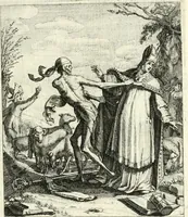 Picture 15 of 94 from Sterbensspiegel, das ist, Sonnenklare Vorstellung menschlicher Nichtigkeit durch alle Ständ und Geschlechter : vermitlest 60. dienstlicher Kupferblätteren, lehrzeicher Vberschrifften, und beweglicher zu vier stimmen aussgesetzter Todtengessängen (1650), leaf 46