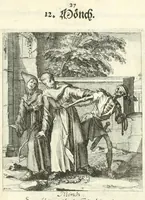 Picture 22 of 94 from Sterbensspiegel, das ist, Sonnenklare Vorstellung menschlicher Nichtigkeit durch alle Ständ und Geschlechter : vermitlest 60. dienstlicher Kupferblätteren, lehrzeicher Vberschrifften, und beweglicher zu vier stimmen aussgesetzter Todtengessängen (1650), leaf 55