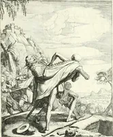 Picture 35 of 94 from Sterbensspiegel, das ist, Sonnenklare Vorstellung menschlicher Nichtigkeit durch alle Ständ und Geschlechter : vermitlest 60. dienstlicher Kupferblätteren, lehrzeicher Vberschrifften, und beweglicher zu vier stimmen aussgesetzter Todtengessängen (1650), leaf 76