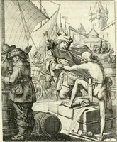 Picture 44 of 94 from Sterbensspiegel, das ist, Sonnenklare Vorstellung menschlicher Nichtigkeit durch alle Ständ und Geschlechter : vermitlest 60. dienstlicher Kupferblätteren, lehrzeicher Vberschrifften, und beweglicher zu vier stimmen aussgesetzter Todtengessängen (1650), leaf 90