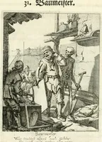 Picture 49 of 94 from Sterbensspiegel, das ist, Sonnenklare Vorstellung menschlicher Nichtigkeit durch alle Ständ und Geschlechter : vermitlest 60. dienstlicher Kupferblätteren, lehrzeicher Vberschrifften, und beweglicher zu vier stimmen aussgesetzter Todtengessängen (1650), leaf 97