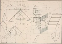 An illustration from Stereotomy : Problems in stone cutting. In four classes. I. Plane-sided structures. II. Structures containing developable surfaces. III. Structrues containing warped surfaces. IV. Structures containing double-curved surfaces. For students of engineering and architecture (1875)