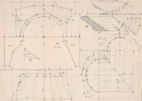 An illustration from Stereotomy : Problems in stone cutting. In four classes. I. Plane-sided structures. II. Structures containing developable surfaces. III. Structrues containing warped surfaces. IV. Structures containing double-curved surfaces. For students of engineering and architecture (1875)