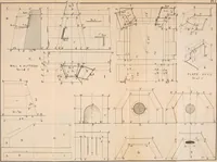 An illustration from Stereotomy : Problems in stone cutting. In four classes. I. Plane-sided structures. II. Structures containing developable surfaces. III. Structrues containing warped surfaces. IV. Structures containing double-curved surfaces. For students of engineering and architecture (1875)
