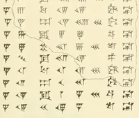 An illustration from Sternkunde und Sterndienst in Babel assyriologische, astronomische und astral-mythologische Untersuchungen (1907)