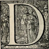 An illustration from Stichtelycke rymen, om te lesen ofte singhen. Onderscheyden in III deelen. Op nieuws over-sien en grootelijckx vermeerdert, oock de noten van druck-fauten ghecorrigeert, en verrijckt met vele copere figuren (1647)