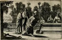 An illustration from Stichtelycke rymen, om te lesen ofte singhen. Onderscheyden in III deelen. Op nieuws over-sien en grootelijckx vermeerdert, oock de noten van druck-fauten ghecorrigeert, en verrijckt met vele copere figuren (1647)