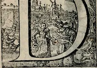 An illustration from Stichtelycke rymen, om te lesen ofte singhen. Onderscheyden in III deelen. Op nieuws over-sien en grootelijckx vermeerdert, oock de noten van druck-fauten ghecorrigeert, en verrijckt met vele copere figuren (1647)