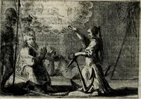 An illustration from Stichtelycke rymen, om te lesen ofte singhen. Onderscheyden in III deelen. Op nieuws over-sien en grootelijckx vermeerdert, oock de noten van druck-fauten ghecorrigeert, en verrijckt met vele copere figuren (1647)
