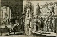 An illustration from Stichtelycke rymen, om te lesen ofte singhen. Onderscheyden in III deelen. Op nieuws over-sien en grootelijckx vermeerdert, oock de noten van druck-fauten ghecorrigeert, en verrijckt met vele copere figuren (1647)