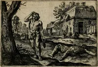 Picture 17 of 83 from Stichtelycke rymen, om te lesen ofte singhen. Onderscheyden in III deelen. Op nieuws over-sien en grootelijckx vermeerdert, oock de noten van druck-fauten ghecorrigeert, en verrijckt met vele copere figuren (1647), leaf 57