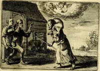Picture 40 of 87 from Stichtelycke rymen, om te lesen ofte singhen. Onderscheyden in III deelen. Op nieuws over-sien en grootelijckx vermeerdert, oock de noten van druck-fauten ghecorrigeert, en verrijckt met vele copere figuren (1647), leaf 110