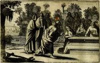 An illustration from Stichtelycke rymen, om te lesen ofte singhen. Onderscheyden in III deelen. Op nieuws over-sien en grootelijckx vermeerdert, oock de noten van druck-fauten ghecorrigeert, en verrijckt met vele copere figuren (1647)