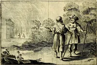 Picture 7 of 87 from Stichtelycke rymen, om te lesen ofte singhen. Onderscheyden in III deelen. Op nieuws over-sien en grootelijckx vermeerdert, oock de noten van druck-fauten ghecorrigeert, en verrijckt met vele copere figuren (1647), leaf 21