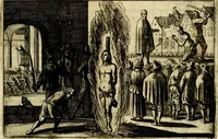 An illustration from Stichtelycke rymen, om te lesen ofte singhen. Onderscheyden in III deelen. Op nieuws over-sien en grootelijckx vermeerdert, oock de noten van druck-fauten ghecorrigeert, en verrijckt met vele copere figuren (1647)