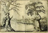 Picture 16 of 87 from Stichtelycke rymen, om te lesen ofte singhen. Onderscheyden in III deelen. Op nieuws over-sien en grootelijckx vermeerdert, oock de noten van druck-fauten ghecorrigeert, en verrijckt met vele copere figuren (1647), leaf 53