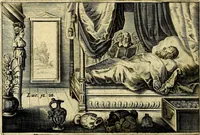 Picture 20 of 87 from Stichtelycke rymen, om te lesen ofte singhen. Onderscheyden in III deelen. Op nieuws over-sien en grootelijckx vermeerdert, oock de noten van druck-fauten ghecorrigeert, en verrijckt met vele copere figuren (1647), leaf 67