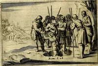 An illustration from Stichtelycke rymen, om te lesen ofte singhen. Onderscheyden in III deelen. Op nieuws over-sien en grootelijckx vermeerdert, oock de noten van druck-fauten ghecorrigeert, en verrijckt met vele copere figuren (1647)