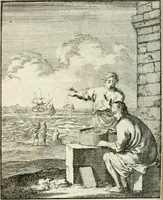 An illustration from Stichtelyke rymen op verscheiden stoffen : waar van ontrent de helft nooit voor-deesen gedrukt zijn : hier in order gestelt in twee deelen (1700)