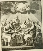 An illustration from Stichtelyke rymen op verscheiden stoffen : waar van ontrent de helft nooit voor-deesen gedrukt zijn : hier in order gestelt in twee deelen (1700)