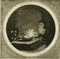 Picture 27 of 59 from Stichtelyke zinnebeelden : gepast of deugden en ondeugden, in LVII tafereelen vertoond (1767), leaf 122