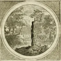 An illustration from Stichtelyke zinnebeelden : gepast of deugden en ondeugden, in LVII tafereelen vertoond (1767)