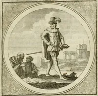 An illustration from Stichtelyke zinnebeelden : gepast of deugden en ondeugden, in LVII tafereelen vertoond (1767)