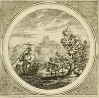 Picture 48 of 59 from Stichtelyke zinnebeelden : gepast of deugden en ondeugden, in LVII tafereelen vertoond (1767), leaf 210