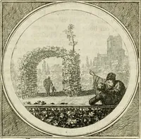 An illustration from Stichtelyke zinnebeelden : gepast of deugden en ondeugden, in LVII tafereelen vertoond (1767)