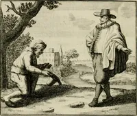 An illustration from Stichtelyke zinnebeelden, en Bybel-stoffen (1740)