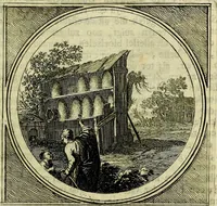 An illustration from Stichtelyke zinnebeelden, gepast op deugden en ondeugden (1767)