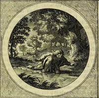An illustration from Stichtelyke zinnebeelden, gepast op deugden en ondeugden (1767)