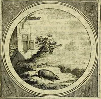 An illustration from Stichtelyke zinnebeelden, gepast op deugden en ondeugden (1767)