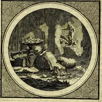 An illustration from Stichtelyke zinnebeelden, gepast op deugden en ondeugden (1767)