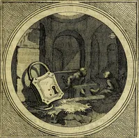 Picture 12 of 59 from Stichtelyke zinnebeelden, gepast op deugden en ondeugden (1767), leaf 56