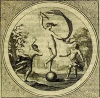 An illustration from Stichtelyke zinnebeelden, gepast op deugden en ondeugden (1767)