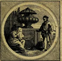Picture 23 of 61 from Stichtelyke zinnebeelden gepast op deugden en ondeugden : in LVII tafereeelen vertoont (1723), leaf 106