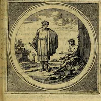 An illustration from Stichtelyke zinnebeelden gepast op deugden en ondeugden : in LVII tafereeelen vertoont (1723)