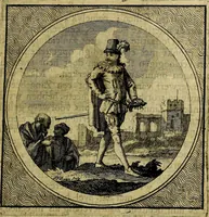 An illustration from Stichtelyke zinnebeelden gepast op deugden en ondeugden : in LVII tafereeelen vertoont (1723)
