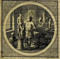 Picture 43 of 61 from Stichtelyke zinnebeelden gepast op deugden en ondeugden : in LVII tafereeelen vertoont (1723), leaf 190