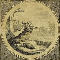 Picture 47 of 61 from Stichtelyke zinnebeelden gepast op deugden en ondeugden : in LVII tafereeelen vertoont (1723), leaf 206
