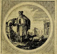 An illustration from Stichtelyke zinnebeelden gepast op deugden en ondeugden : in LVII tafereeelen vertoont (1723)